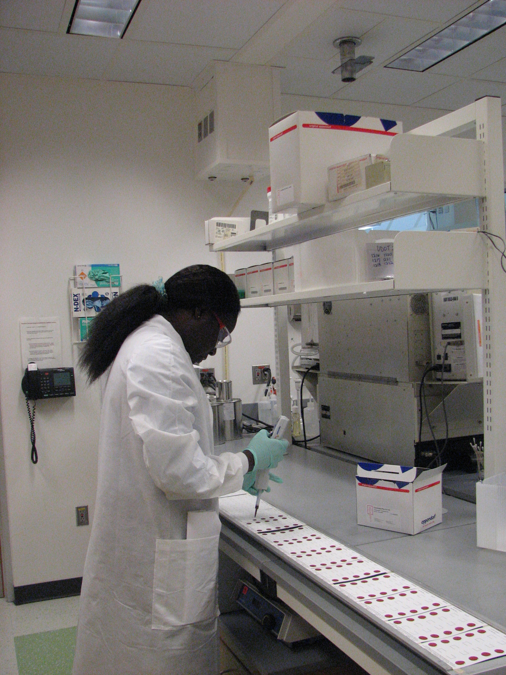 Ghanian scientist learns testing for hemoglobinopathies at CDC
