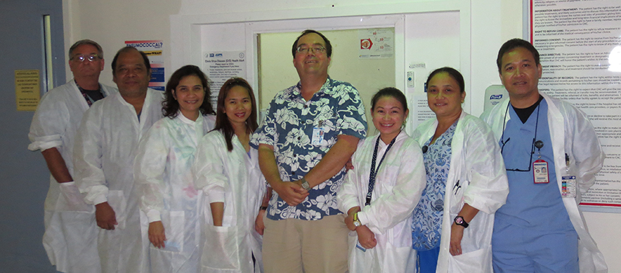 CNMI CHCC Lab staff